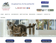 Tablet Screenshot of litchfieldvet.com